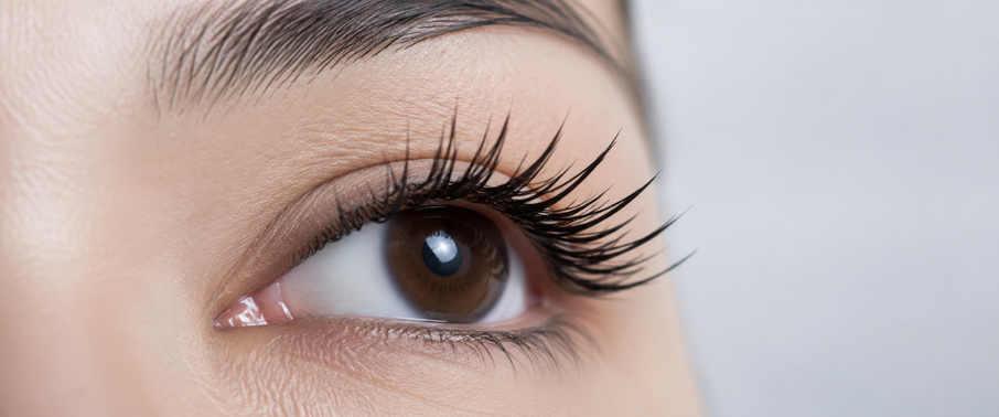 woman with anime lash extensions