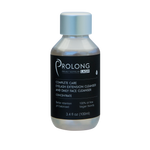 Bottle of Prolong Lash eyelash extension cleanser on a white background
