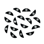 flutterstop gel pads with metal discs facing up